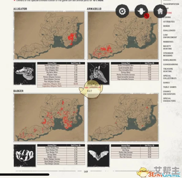 荒野大镖客1传说动物出没地点全揭秘：最新收集攻略与稀有动物刷新机制